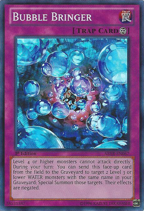 Bubble Bringer - ABYR-EN067 - Super Rare - 1st Edition