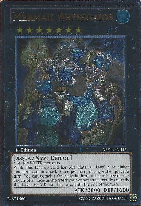 Mermail Abyssgaios - ABYR-EN046 - Ultimate Rare - 1st Edition