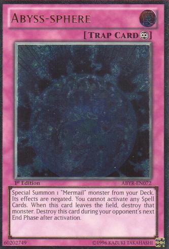 Abyss-sphere - ABYR-EN072 - Ultimate Rare - 1st Edition