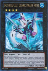 Number C32: Shark Drake Veiss - ABYR-EN039 - Ultra Rare - 1st Edition