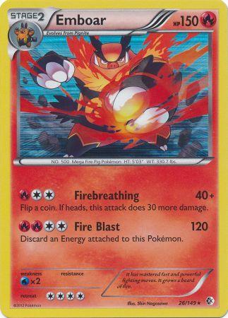 Emboar - 26/149 - Holo Rare