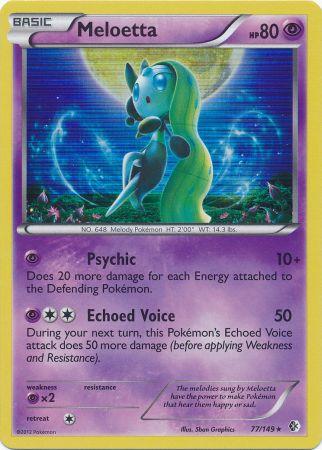 Meloetta - 77/149 - Holo Rare