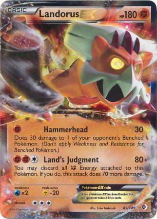 Landorus-EX - 89/149 - Rare Holo EX