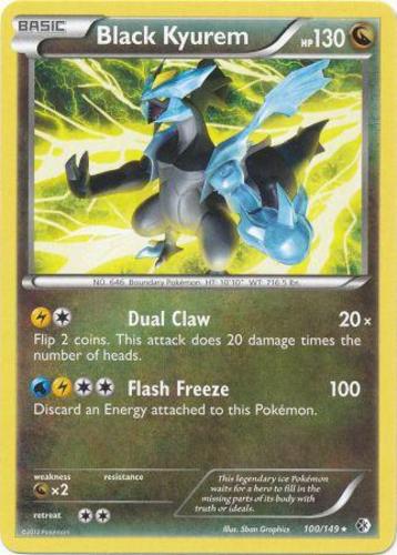 Black Kyurem~100/149~HP~Boundaries Crossed~PKM | eBay