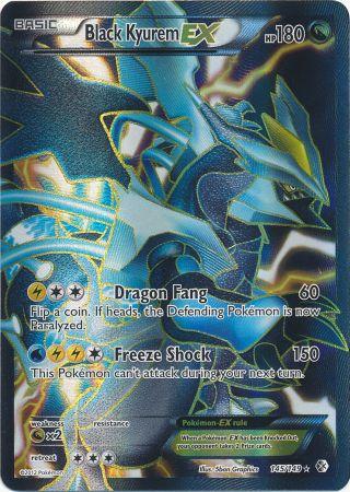 Black Kyurem EX - 145/149 - Full Art