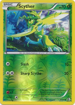 Scyther - 7/149 - Common - Reverse Holo