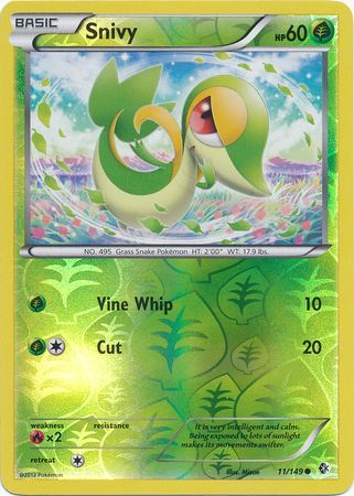 Snivy - 11/149 - Common - Reverse Holo