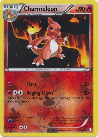 Charmeleon - 19/149 - Uncommon - Reverse Holo