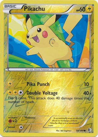 Pikachu - 50/149 - Common - Reverse Holo