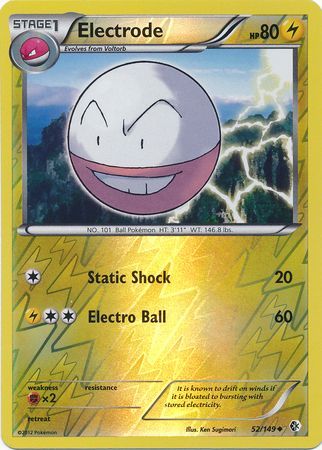 Electrode - 52/149 - Uncommon - Reverse Holo