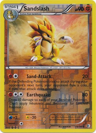 Sandslash - 79/149 - Uncommon - Reverse Holo