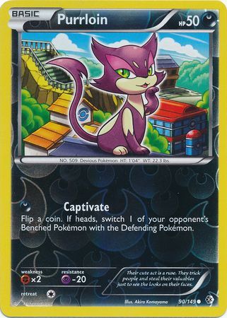 Purrloin - 90/149 - Common - Reverse Holofoil