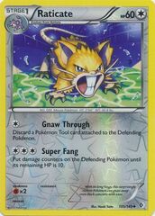 Raticate - 105/149 - Uncommon - Reverse Holo