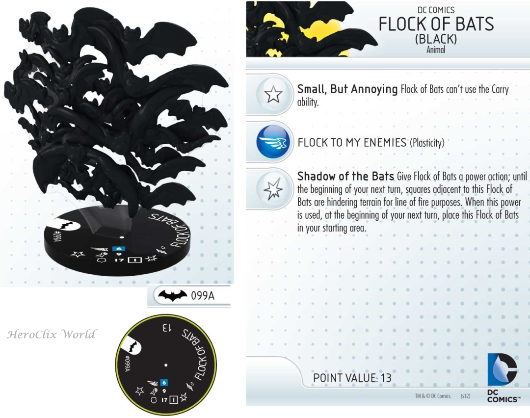 Flock of Bats (Black)
