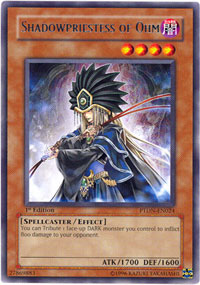 Shadowpriestess of Ohm - PTDN-EN024 - Rare - 1st Edition