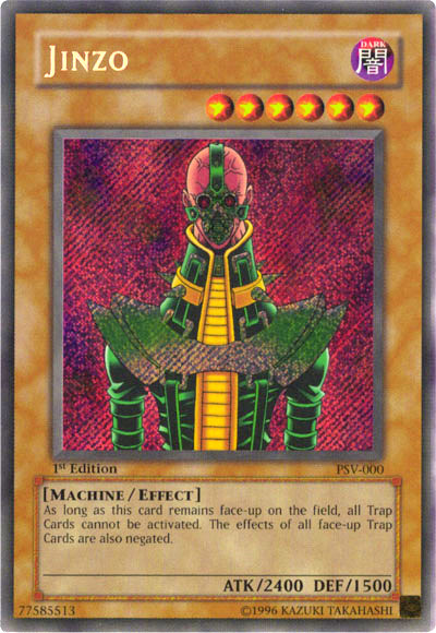 Jinzo - PSV-000 - Secret Rare - 1st Edition