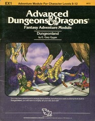 AD&D EX1 - Dungeonland 9072