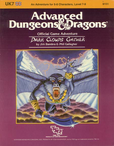 AD&D UK7 - Dark Clouds Gather - 9151