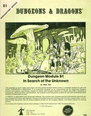 D&D B1 - In Search of the Unknown (1978) - 9023