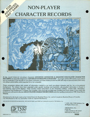 AD&D - Non-Player Character Records 9030