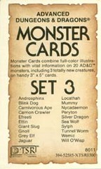 Monster Cards, Set 3