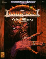 AD&D 2E Dark Sun Veiled Alliance SC 2411