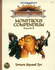 Dark Sun Monstrous Compendium Appendix II: Terrors Beyond Tyr