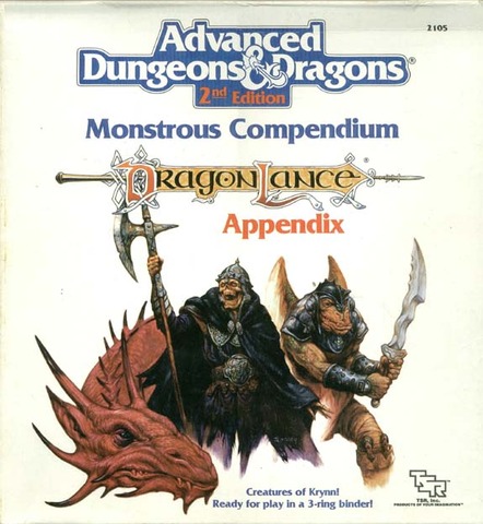 Monstrous Compendium Dragonlance Appendix