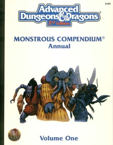 Monstrous Compendium Annual Volume One