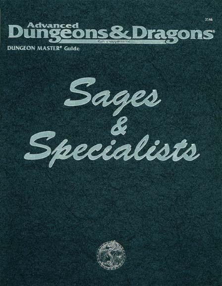 Sages and Specialists