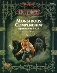 Ravenloft Monstrous Compendium Appendices I & II: A Chilling Collection of Ghastly Creatures