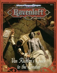 Ravenloft - Van Richten's Guide to the Created 9417