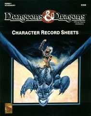 D&D DDREF1 - Player Character Record Sheets - 9308