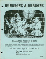 Character Record Sheets