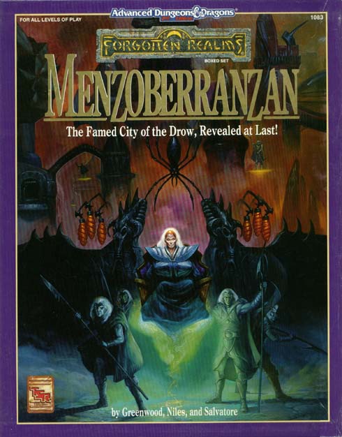 AD&D(2e) - Menzoberranzan 1083 Box Set