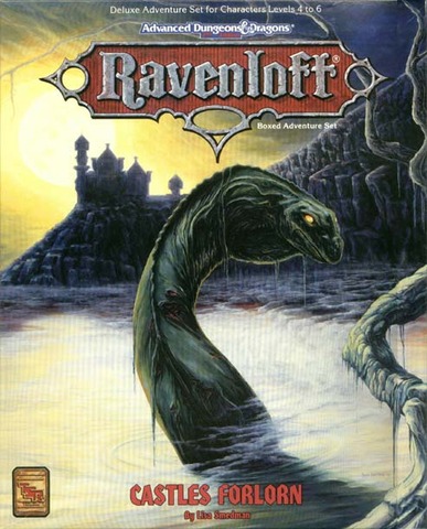 CASTLES FORLORN RAVENLOFT TSR D&D Box Boxed Set selling Dungeons Dragons Module