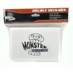 Monster Deck Box: Double Matte White