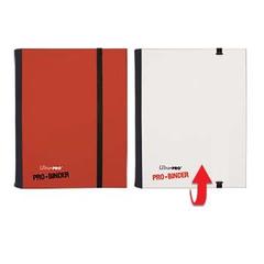 Ultra Pro 4-Pocket Flip Pro Binder - Red & White