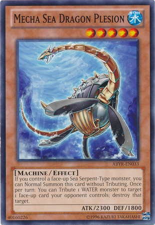 Mecha Sea Dragon Plesion - ABYR-EN033 - Common - Unlimited Edition