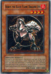 Horus The Black Flame Dragon LV4 - SOD-EN006 - Rare - 1st Edition