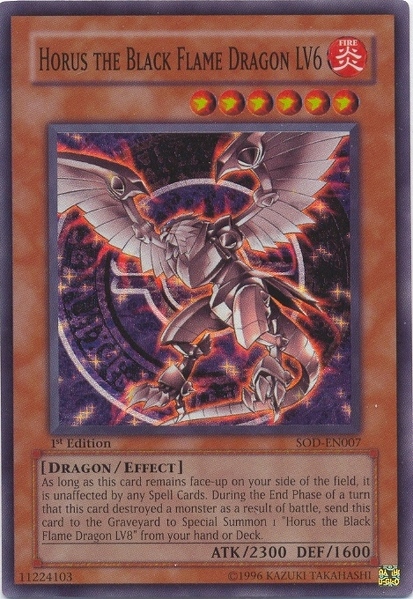 yugioh horus the black flame dragon deck Yu-Gi-Oh! - Soul of Duelist if this card destroyed a monster by battle this turn Horus the Black Flame Dragon