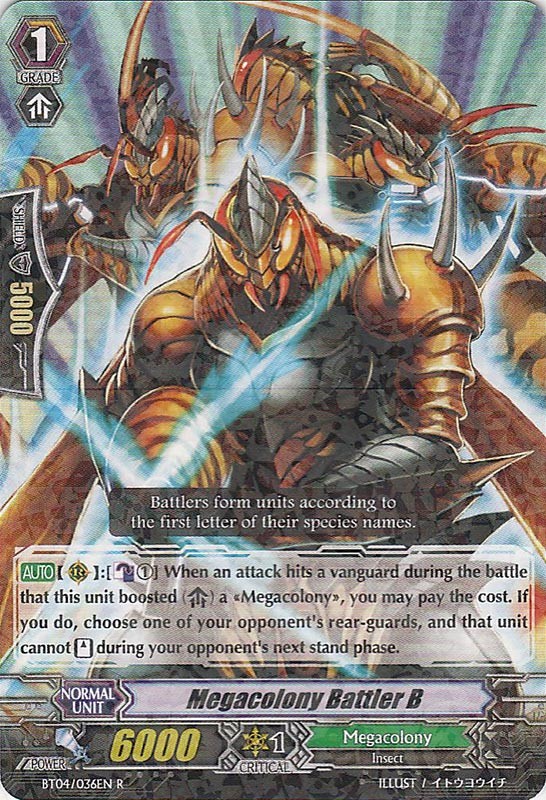 Megacolony Battler B - BT04/036EN - R
