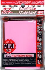 KMC Mini Sized Pastel Pink 50 Sleeve Pack