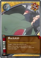 Backstab - J-980 - Uncommon - 1st Edition