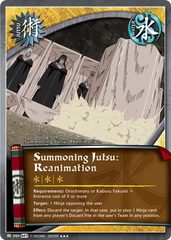 Summoning Jutsu: Reanimation - J-989 - Super Rare - 1st Edition - Foil