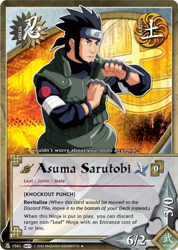 Asuma Sarutobi - N-1561 - Uncommon - 1st Edition