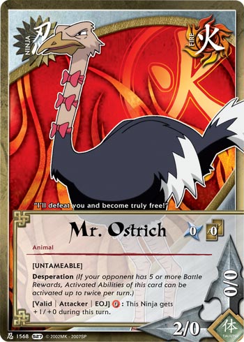 Mr. Ostrich - N-1568 - Common - 1st Edition