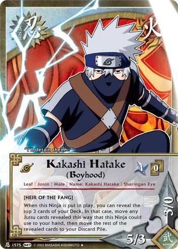 Kakashi Hatake (Boyhood) - N-1575 - Uncommon - 1st Edition