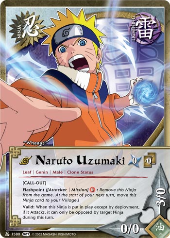 Naruto Uzumaki - N-1580 - Common - 1st Edition
