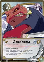 Gamabunta - N-1591 - Rare - 1st Edition
